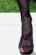 Bodystocking with lacing straps